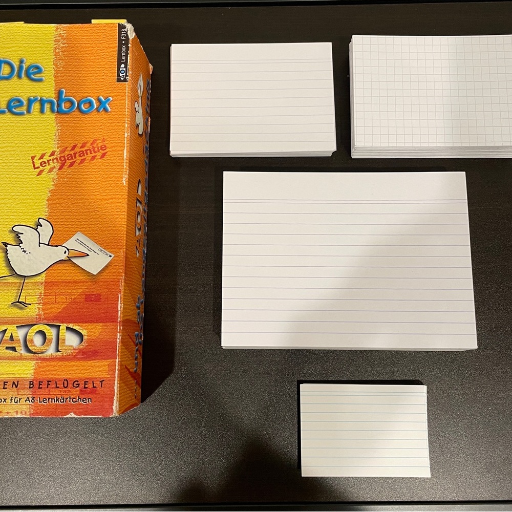Die Lernbox (DIN A8)